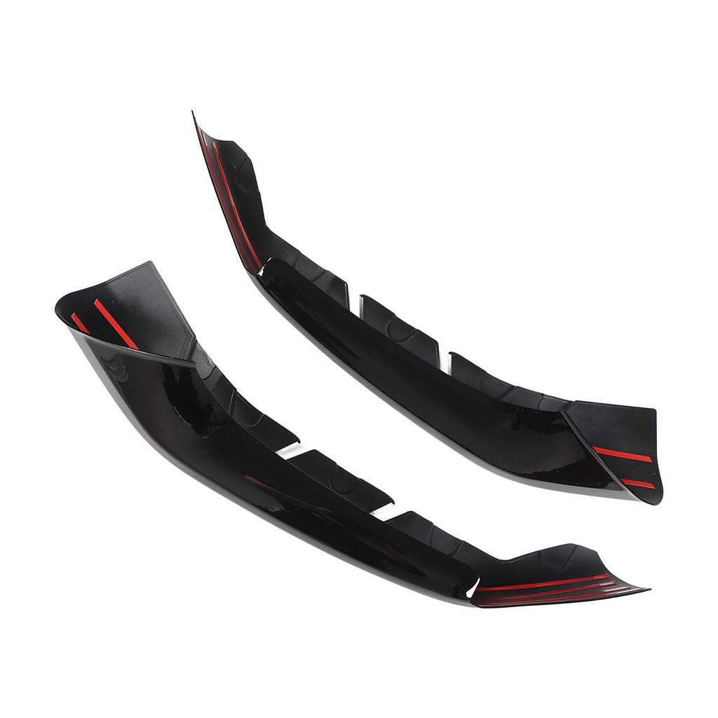 2 шт. Диффузор переднего бампера Глянцевый черный Левый Правый Сплиттер-спойлер губы для 5 серии G30 G31 M