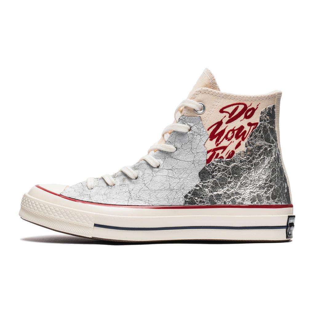 Converse Кеды-хайтопы 1970-х годов Унисекс Белые Серебристые 162053C(Команда22-)