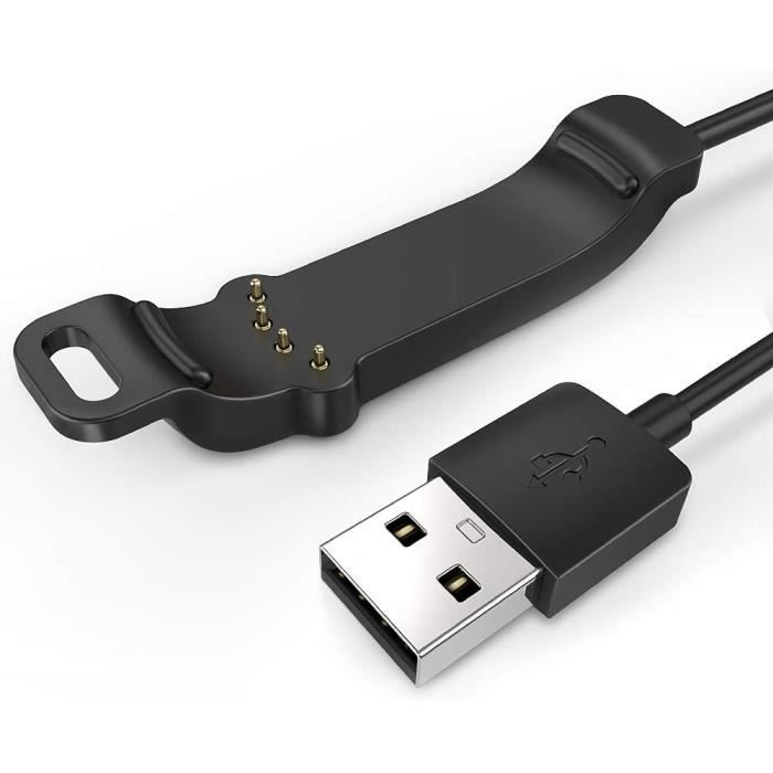 Зарядное устройство для фитнес-часов Polar Unite - EURO MEGA - Сменный USB-кабель для смарт-часов - Черный