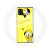 Чехол для Samsung Galaxy A21S BTS Bangtan BT21 Chimmy Jimin с желтым фоном