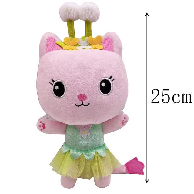 ## in Gabby Dollhouse Plush Toy Mercat Cartoon Stuffed Animals Smiling Cat Car Cat Hug Gaby Girl Dolls Kids Birthday Gifts