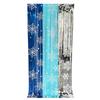 1-10PCS Snowflake Tinsel Curtain Christmas EveParty DecorationMetallic Foil Fringe Backdrop for BirthdayWeddingPhotography Props