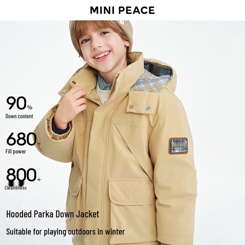 Зимняя парка с наполнителем для мальчиков MINIPEACE