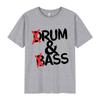 Горячая Распродажа Смешная Футболка с Графическим Принтом Drum and Bass Любители Рома и Асса Шутки Короткий Рукав Хлопок Мягкая Мужская Женская Уличная Одежда Харадзюку Мода Летняя Новая Футболка