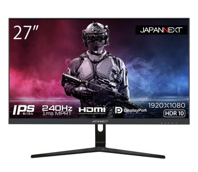 JAPANNEXT IPS панель Full HD 240 Гц совместимый игровой монитор HDMI DP 27 дюймов JN-I27FR240
