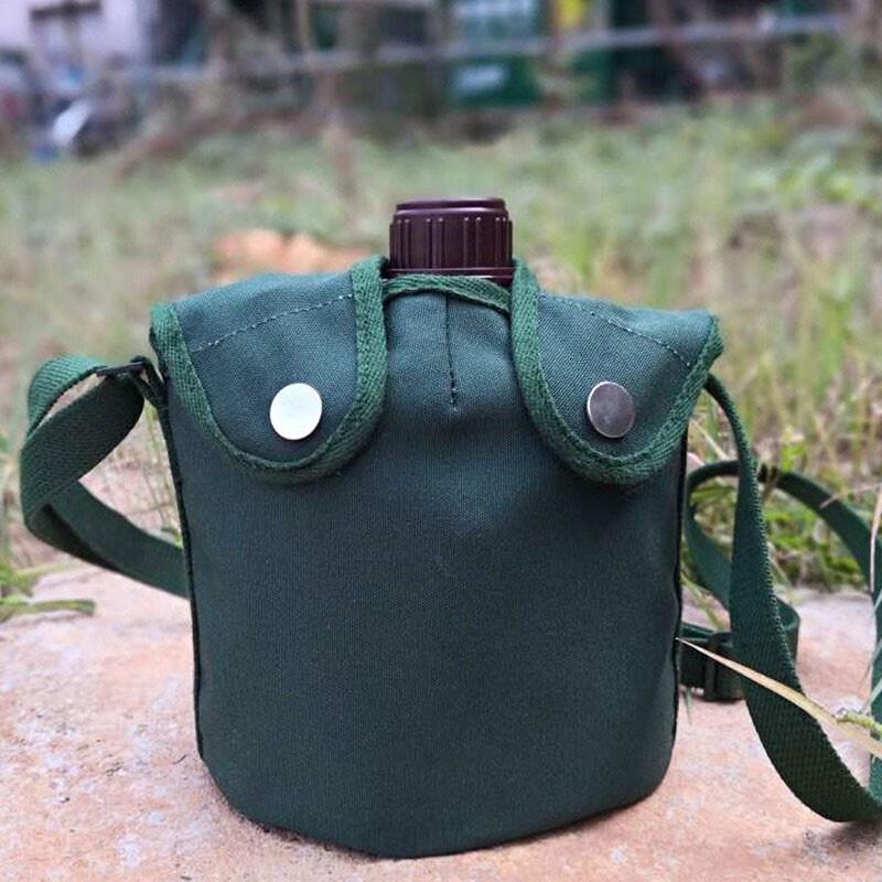 Retro Outdoor Camping Water Bottle & Mess Kit