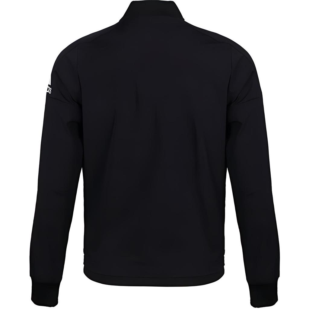 adidas Повседневная куртка серии Lifestyle Тканая куртка на молнии Повседневная куртка с логотипом Мужские куртки Черный DV3310