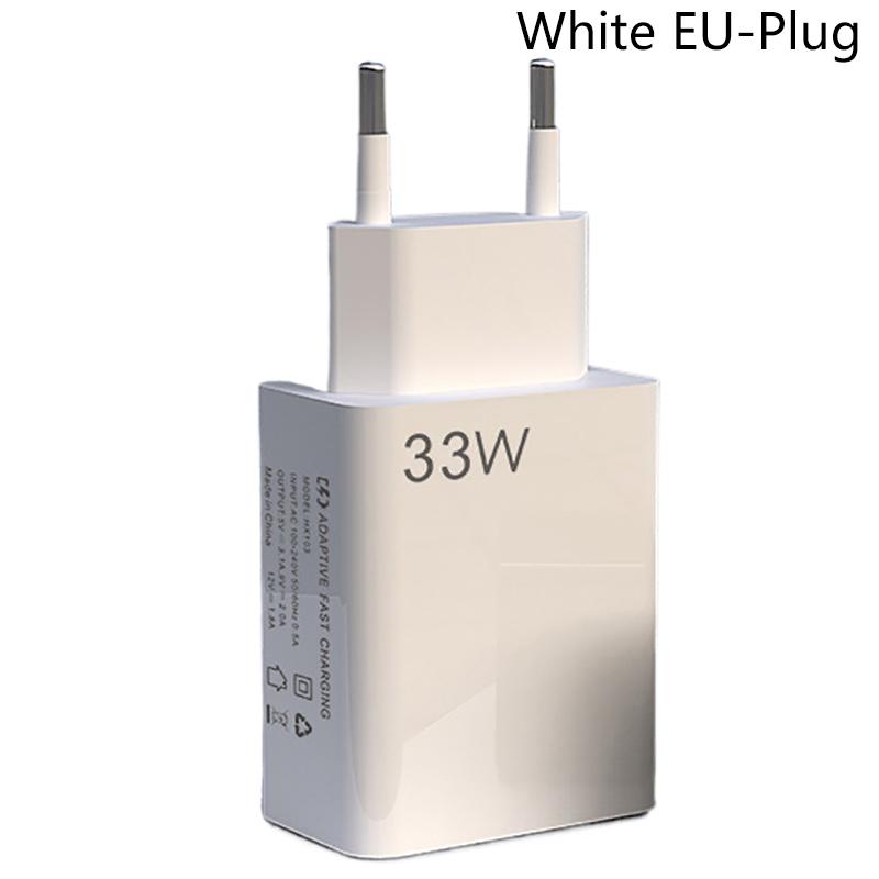 33 Вт USB Gan Зарядное устройство для телефона Для iPhone Для Samsung Huawei Xiaomi PD USB-A Быстрая зарядка Адаптер питания Смартфон Планшет Поездка