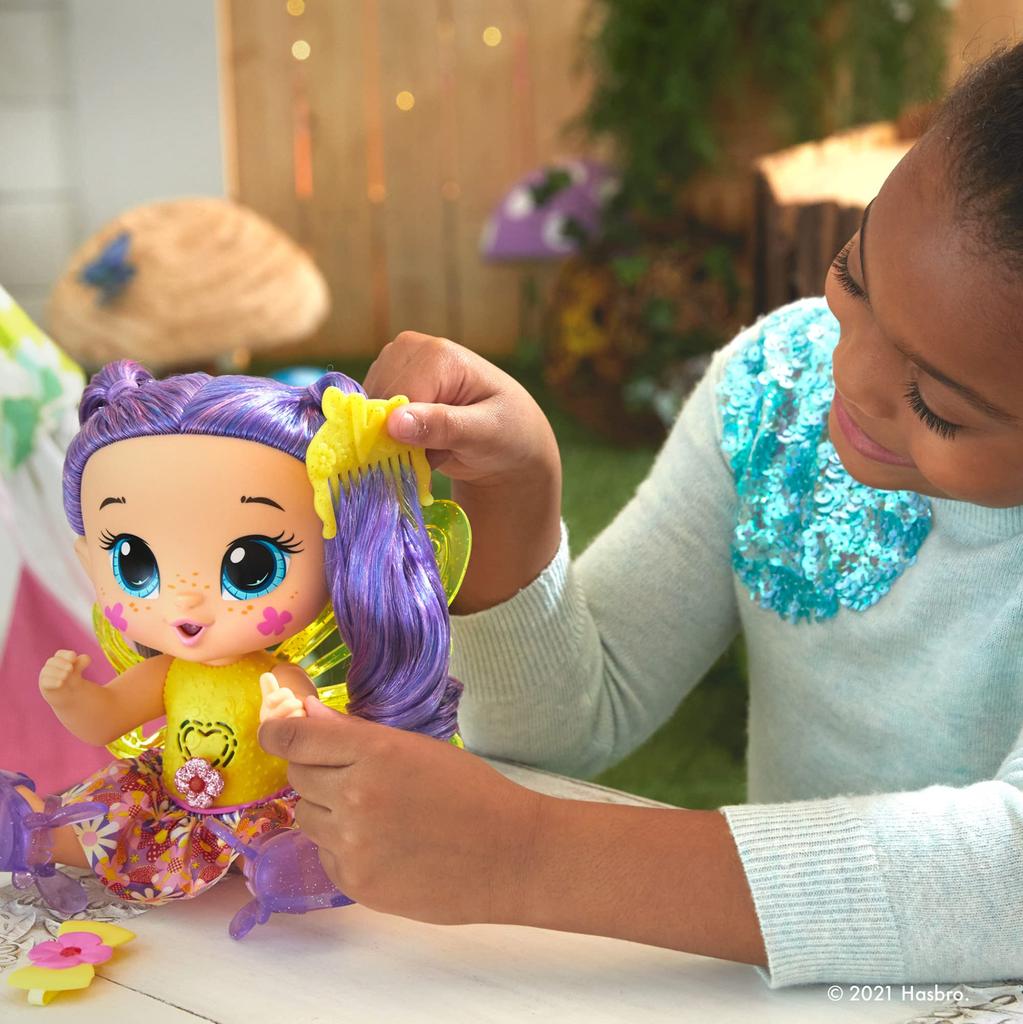 Hasbro Baby Alive GloPixies Siena Sparkle F2593, интерактивная электрическая кукла 26,7 см, светящаяся в темноте, для детей от 3 лет. Подлинный.