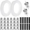2 Set 5M Fuel Line Kit With Filter And Hose Clip For Heaters Tank Diesel Accessories Diesel Heater Fuel Line Kit