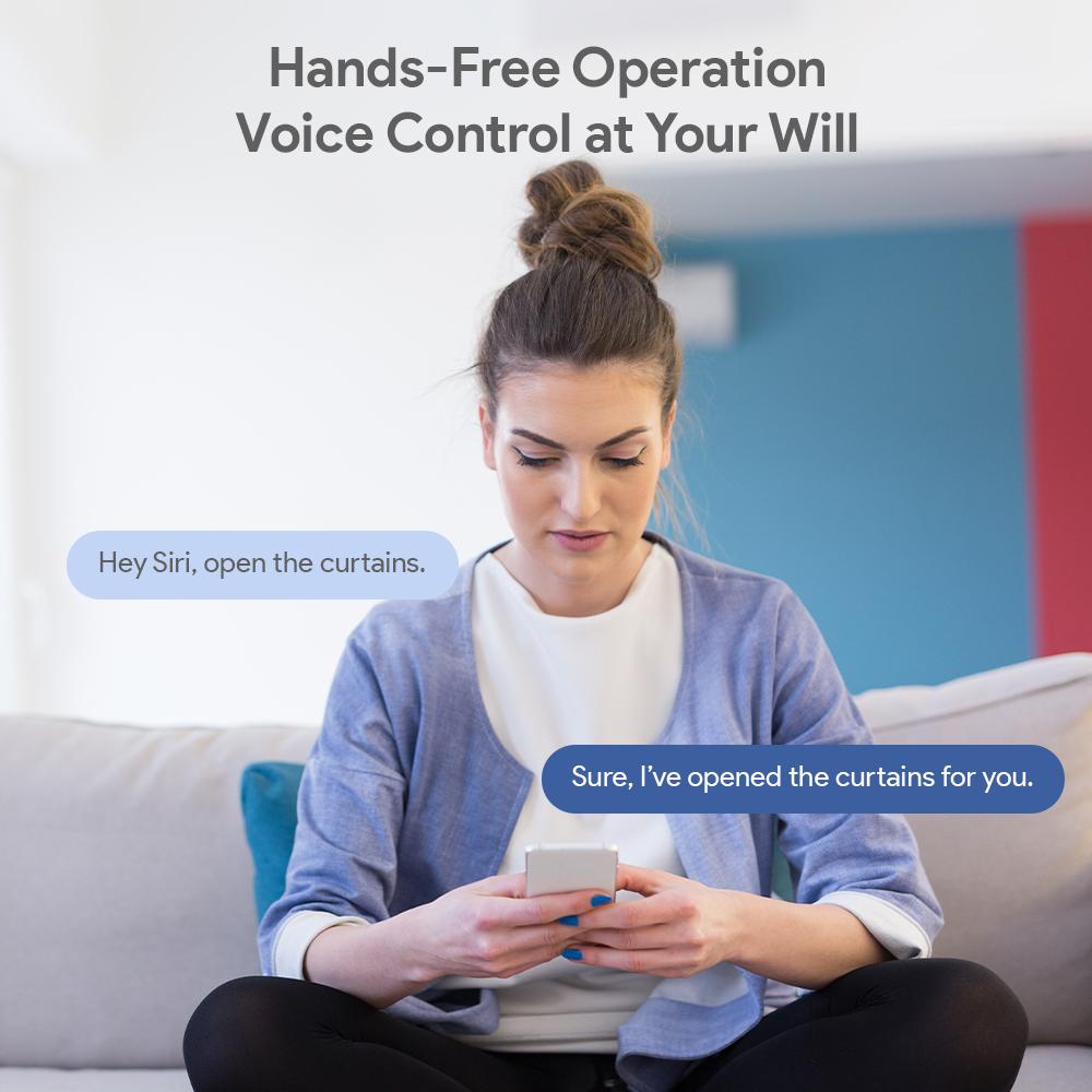 Tuya Smart Zigbee Curtain Motor с крючками для TU Rail Smart Curtain Pusher Robot Поддержка Siri Google Home Alexa Voice Control