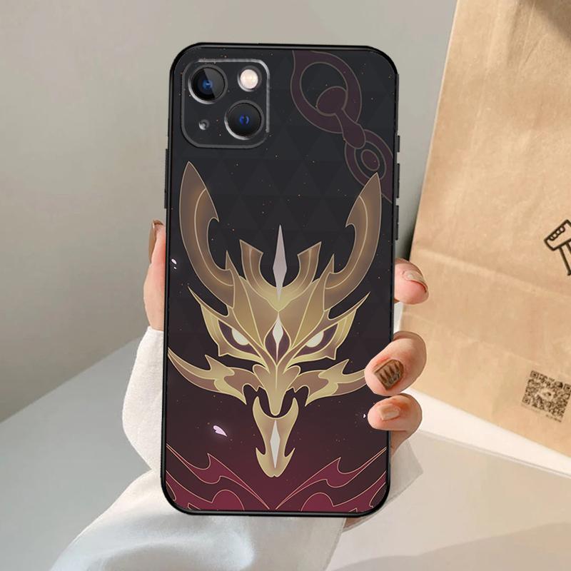 Anime Genshin Impact Phone Case For iPhone 18 17 Air 16 15 14 13 11 12 Pro Max 13 12 mini 15 16 Plus 16e Cover Coque
