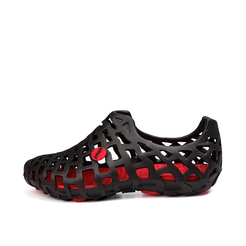 Полые сандалии, пляжная обувь для пар, легкая и удобная летняя нескользящая мягкая подошва в римском стиле.