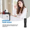 BOYA Smartphone Video Rig Мини-штатив для смартфона с видеомикрофоном, совместимый с iPhone 13, 12, 11, 11 Pro, XS, XR, X, 8, 7, Android, совместимый с