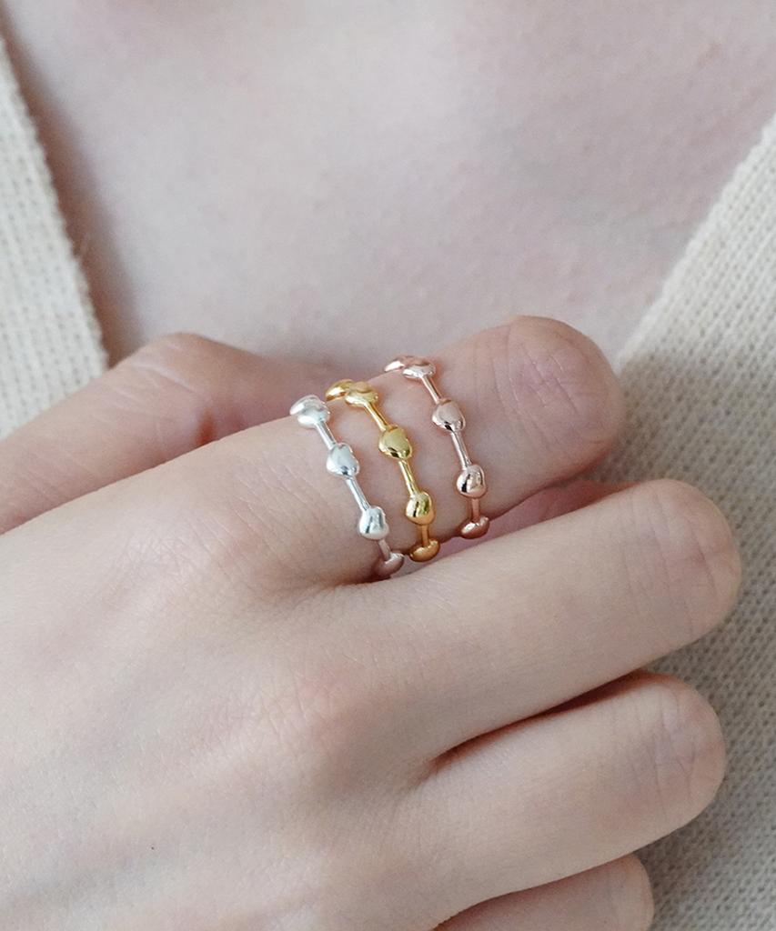 Серебряное кольцо-кафф Alleun 925 пробы, слойное, с сердцем, для большого пальца, массивное