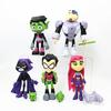 Teen Go Titans To The Movies Robin Cyborg Beast Boy Raven Action Figure 7pcs Toy