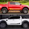 2PCS Universal Pickup Door Skirt 4x4 Styling Sticker for Ford Ranger Raptor Isuzu Dma Nissan NAVARA Toyota Hilux Car Accessories