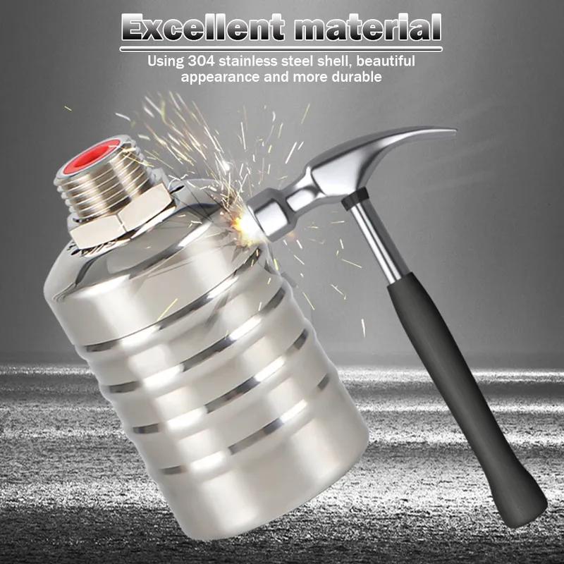 Stainless Steel Floating Ball Valve Automatic Water Level Control Valve 1/2 3/4 Float Valve Water Tank Waterproof Shutoff Valve