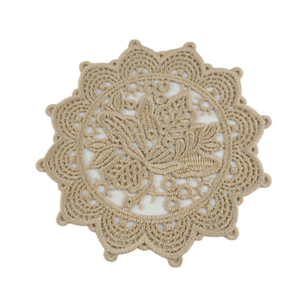 Кухонные принадлежности Изоляция Обеденный коврик Салфетка Чехол для стола Кружево Вышитая подставка под стакан
