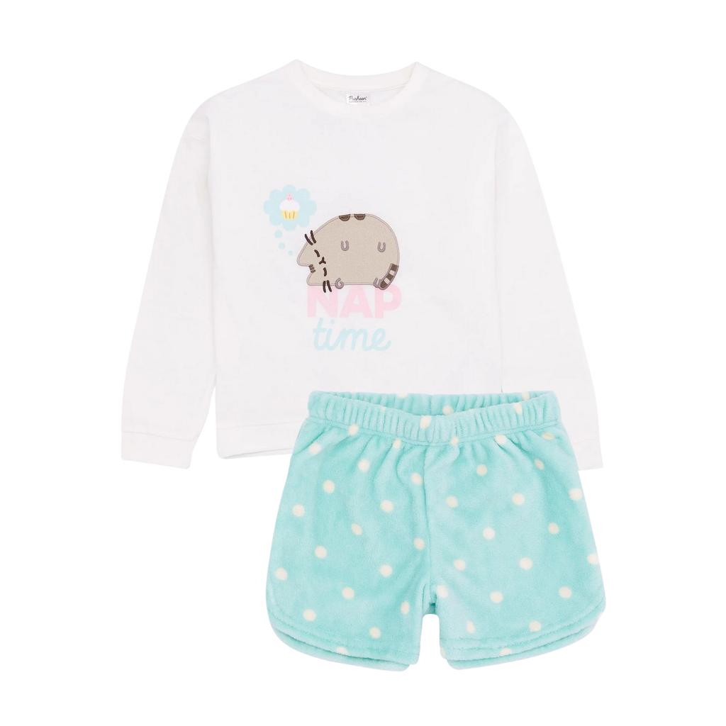 Pusheen Girls Fleece Pajamas Set