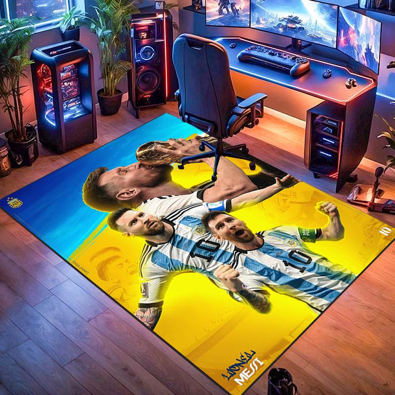 Ronaldo's Legacy: Number Journey carpet Doormat Living room and bedroom mats Art Office chair cushion Doormat