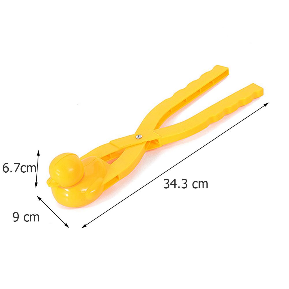 Клипса для лепки снежков для детей и взрослых, в форме сердца, снежинки, утки, щипцы-клипсы для улицы, форма для песка и снега, игрушки для игр и спорта