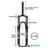 ZTTO 26 27.5 29er MTB Вилка Амортизационная UDING 32RL Ход 120/140мм Воздушная Блокировка Вилки Прямая Коническая Boost Передняя Подвеска Сквозная QR