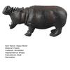 Educational Animal Figure Simulation Hippopotamus Figurine Lifelike Hippo Statue Sculpture River Hand Painted Sculpture Horse Model Toy for