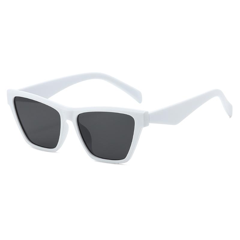 Unisex Cat Eye Sunglasses, UV Protection Fashion Shades, Vintage European Style Sun Glasses, Trendy Eyewear