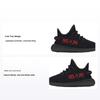 Оригинальные Yeezy Boost 350 V2 Bred Низкие спортивные повседневные кроссовки для малышей Черные BB6372-2020