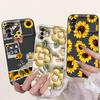 Phone Shell For Tecno Spark 8P Woman Fashion Flower Butterfly Coques For Tecno Spark 9T India Back Covers Soft Liquid Silicone
