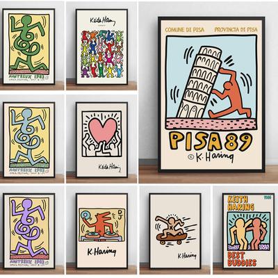 Мультфильм Кит поп постер и принт винтажный абстрактный забавный холст живопись скандинавская детская комната настенные художественные фотографии домашний декор подарок