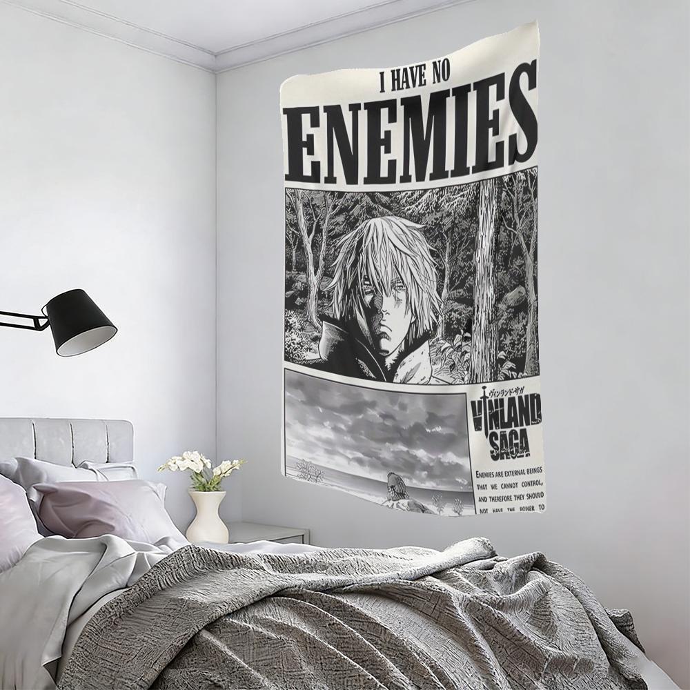 VVinland Saga Tapestry Wall Hanging for Living RoomBarGarden Outdoor Festivals Artistic Background Banner Decor