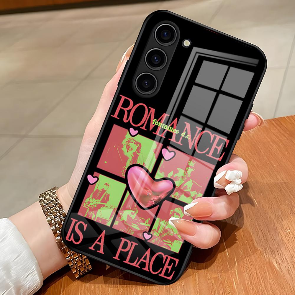 Popular Rock Band F-Fontaines Dc Phone Case For Samsung S26 S25 Edge Ultra S23 S22 S21 S20 Ultra Plus S24 Fe A54 A53 A25 Glass