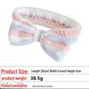 European & American Bow Flannel Hair Band - Wide Edge, Women's Face Wash Headband
