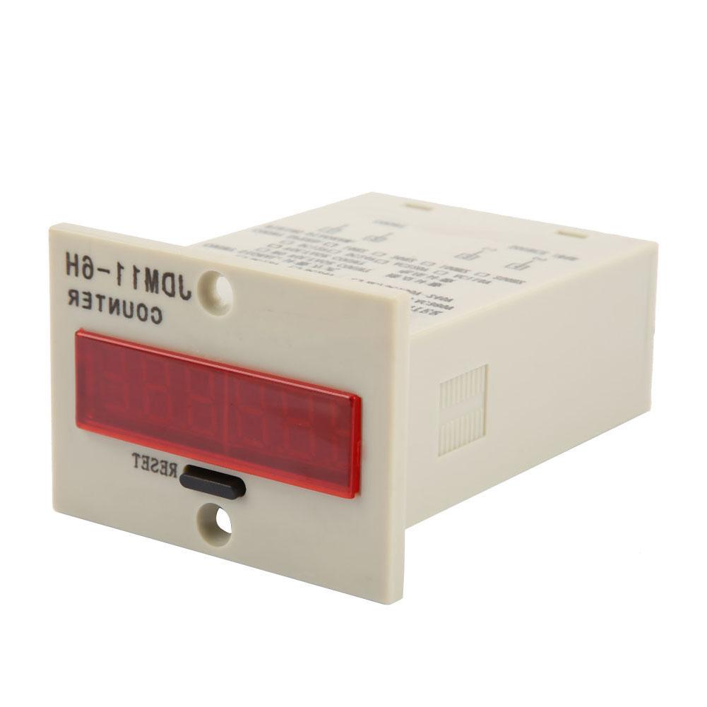 JDM116H 6-разрядный дисплей электронный счетчик DC 12V