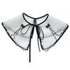 False Collar Detachable Blouses False Collar Half Shirts Collar Little Shawl Top Elegant for Womens Girls