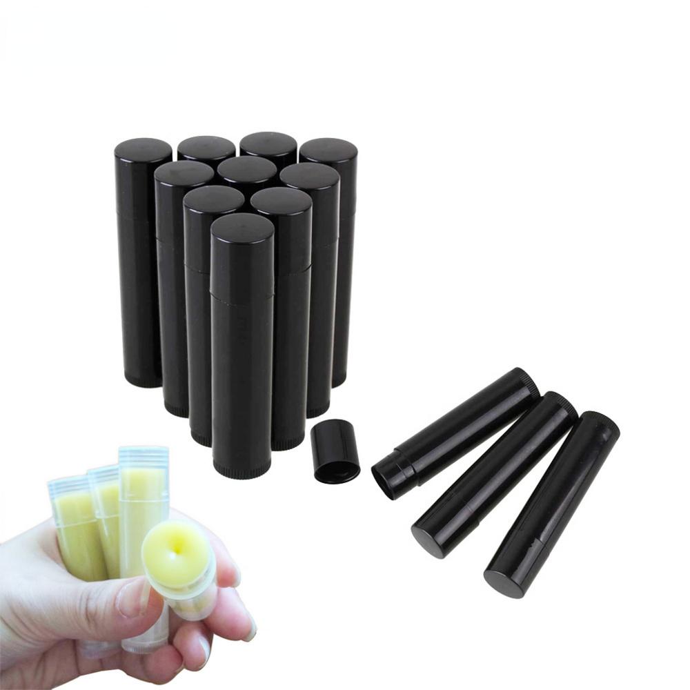 Изготовление бальзама для губ Пустой тюбик из-под блеска для губ 5 мл 5 г 6 цветов Косметический контейнер Баночка для помады Бальзам Дорожный флакон Инструмент для макияжа DIY 100 штук, розовый, 100 штук