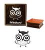 Printtoo Scrap-booking Diary Card Pattern Square Wooden Rubber Stamp Block-2 x 2