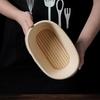 Корзина для брожения из ротанга для выпечки хлеба на закваске, круглый овальный набор ручной работы, домашний декор