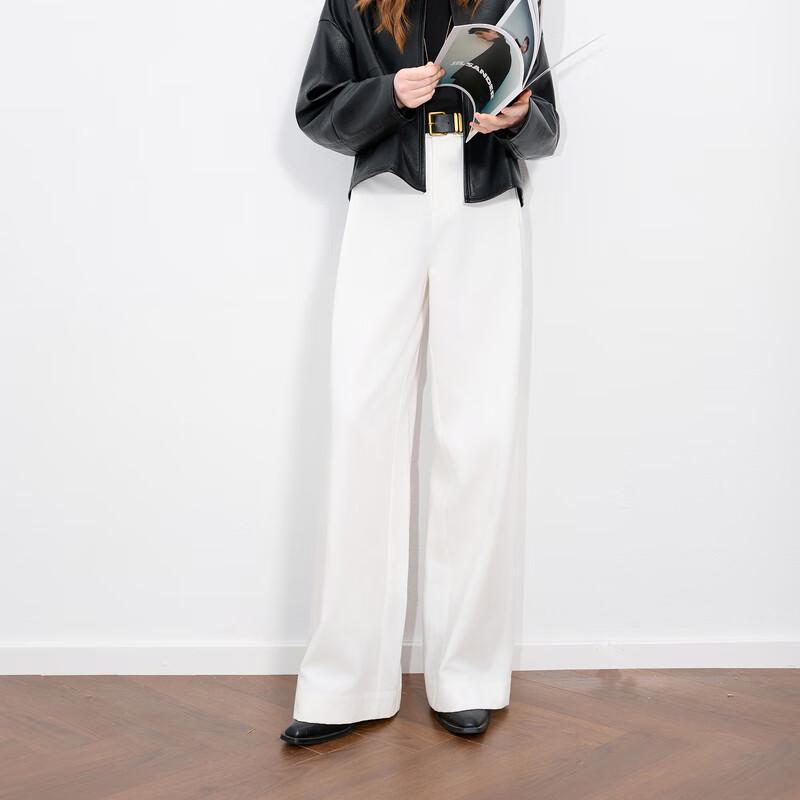 Women's Sancai Mid-Waist Loose Wide-Leg Casual Pants