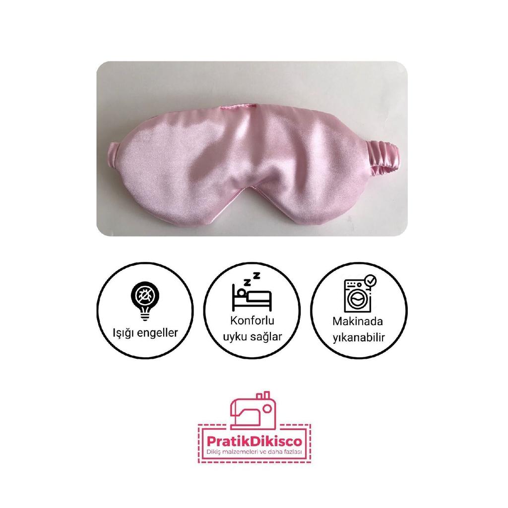 Атласные черные очки для сна/повязка на глазу