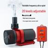 Ultra-Quiet Submersible Aquarium & Pond Water Pump with Low Suction and Variable Frequency for Efficient Circulation