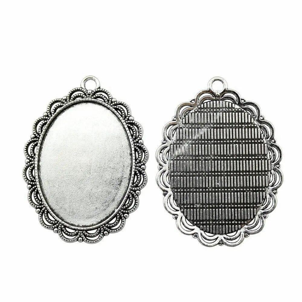 Подходит для овального 20X30 мм 25X35 мм стеклянного кабошона, основа для установки лотка, компоненты, автомобильные аксессуары, подарочные украшения и аксессуары
