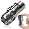 2024 New Enhanced LED Flashlight EDC Small Lightweight Handy Light High Brightness USB Rechargeable Flashlight Bright 8 Lighting Modes Mini Light