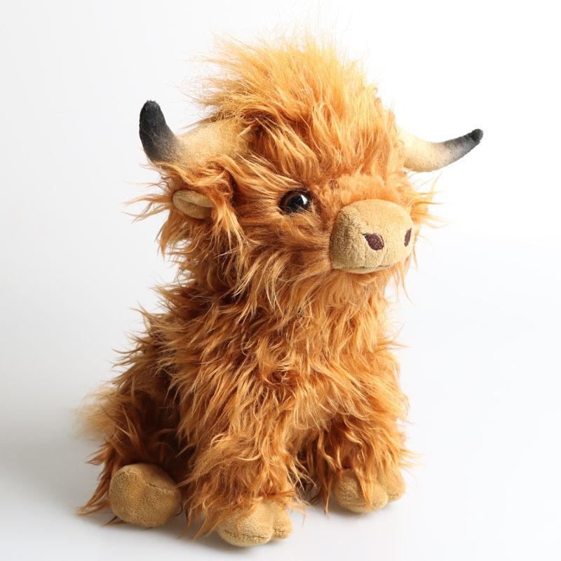 New Popular Highlandcow Simulation Scottish Highland Cow Plush Toy Plush Plush Plush Toy Plush Toy Plush Toy Gift