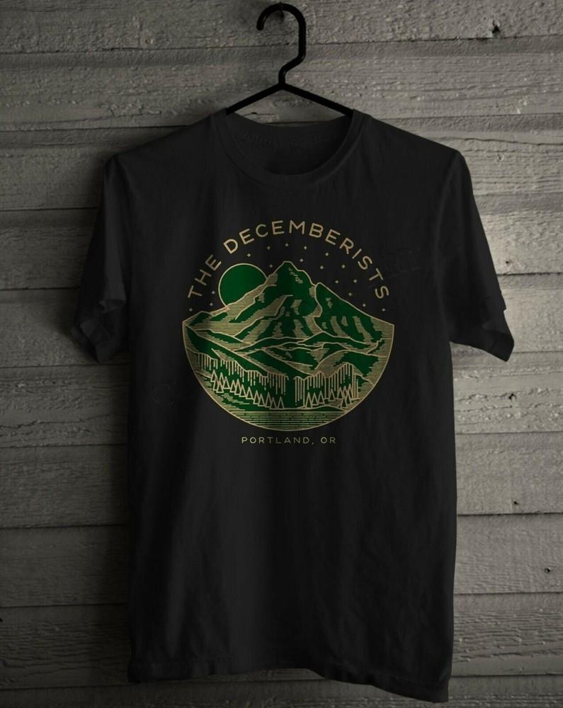 The Decemberists Band Black Color 100% Cotton T-Shirts