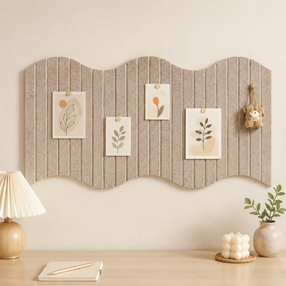 Does Not Hurt Wall Felt Wall Panel Vertical Ribbed Texture Photo Wall Sticker Dormitory Decoration