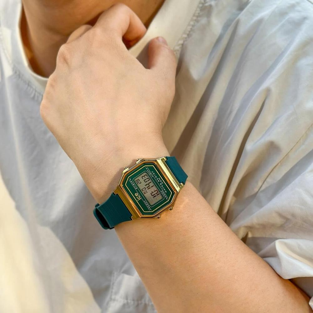 Authorized Distributor [Ice Watch] Ice Watch Digital Ladies 022069 ICE Digit Verdigris Small