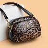 Новая женская маленькая сумка-мессенджер из искусственной кожи, блестящая сумка через плечо, модные седельные сумки с леопардовым принтом, кошелек для телефона, помады, хранения